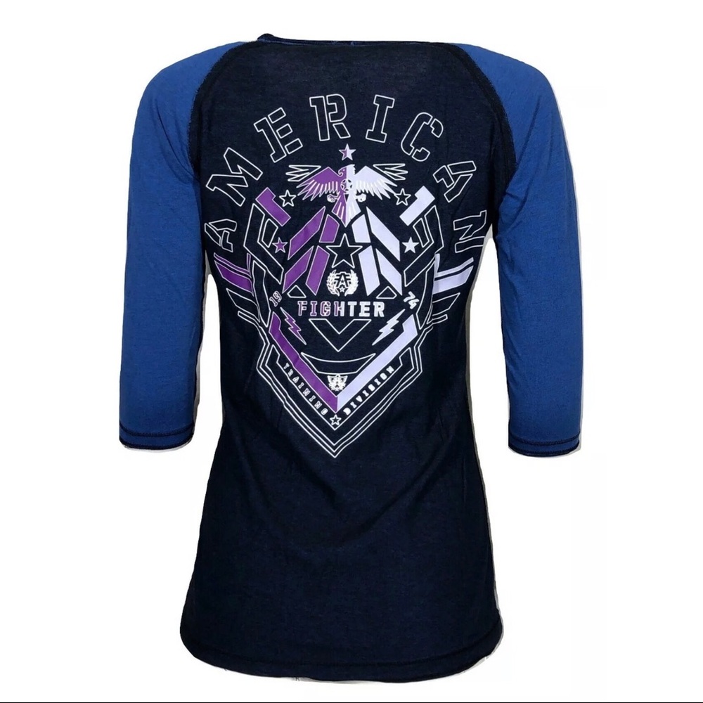AMERICAN FIGHTER Womens T-Shirt KEMDELTON Athletic - Picture 3 of 7